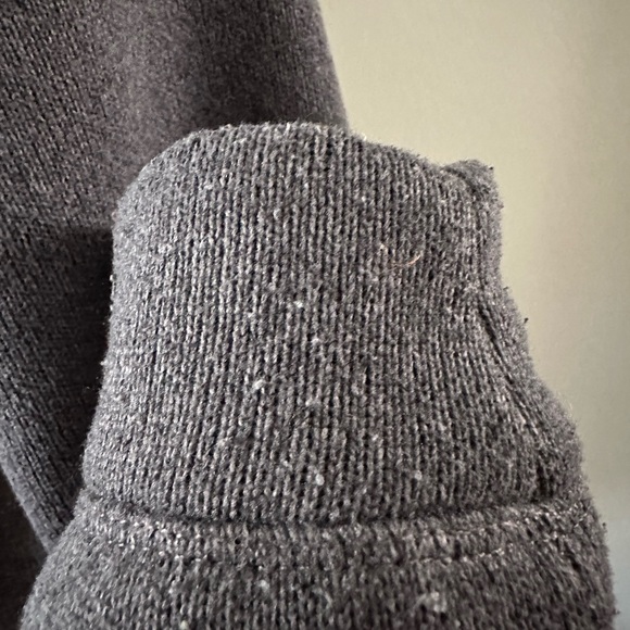 The North Face gray zip up sweater - Picture 9 of 10